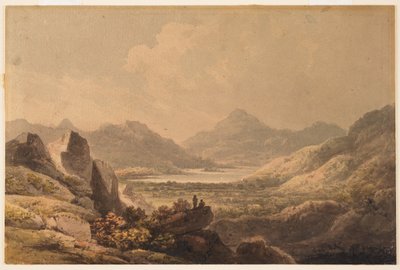Seelandschaft (Killarney), frühes 19. Jahrhundert von Francis Nicholson